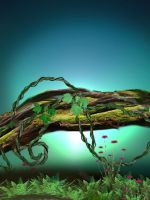 D Abstract Magic Tree Hd Wallp