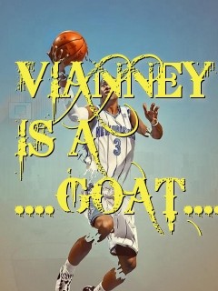 VIANNEY IS A ....GOAT.... Text Wallpaper