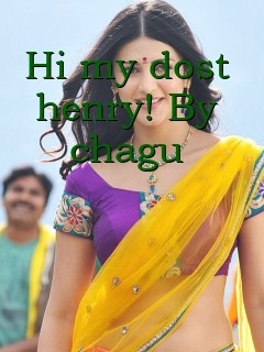 Hi my dost henry! By chagu Text Wallpaper