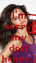 I'm sorry my dost henry.I was tell my dost chagu Text Wallpaper