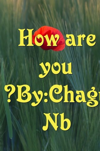 How are you ?By:Chagu Nb Text Wallpaper