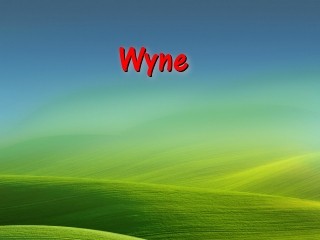 Wyne Text Wallpaper