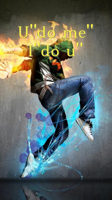 U"do me"
I"do u" Text Wallpaper