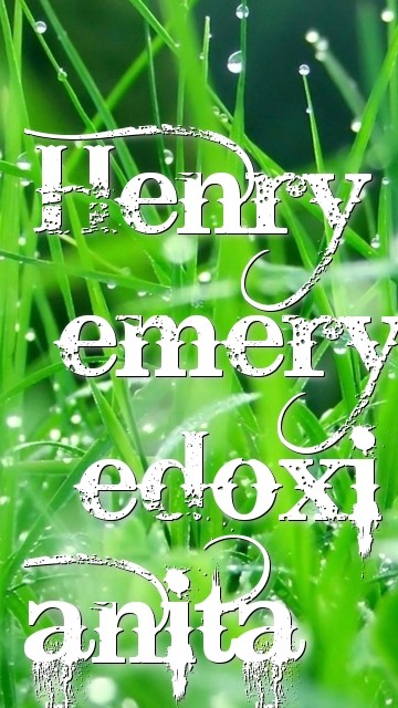 Henry emery edoxi anita Text Wallpaper