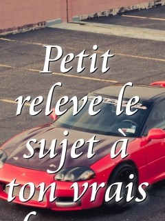 Petit releve le sujet à ton vrais homme préfairé  Text Wallpaper
