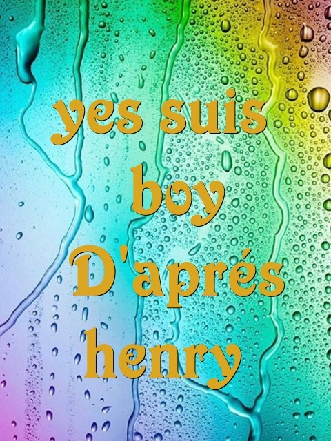 yes suis  boy  D'aprés henry Text Wallpaper