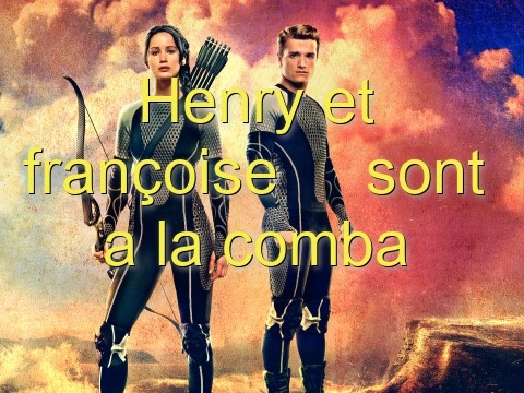  Henry et françoise   sont a la comba Text Wallpaper