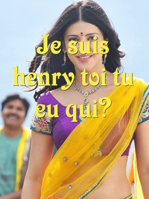 Je suis henry toi tu eu qui?  Text Wallpaper